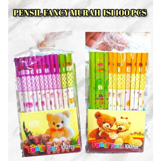 

Pensil kayu 2B Serut MURAH 1 Pack isi 100 pcs