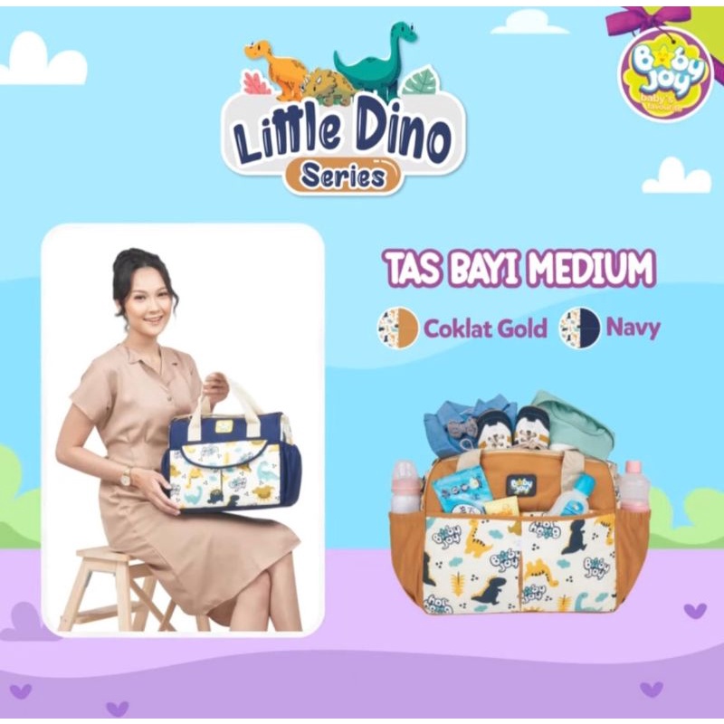 Baby Joy Tas Bayi Medium Diaper Bag Little Dino Series - BJT 1040