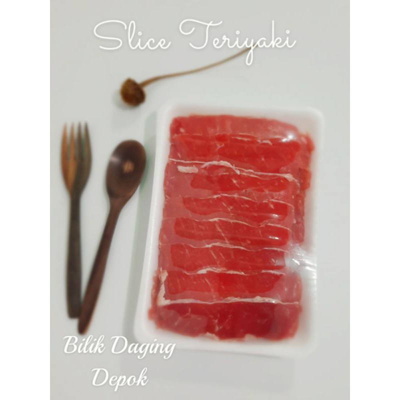 

Daging Sapi Halal / Slice Beef/Sukiyaki/Teriyaki (Lemak / Tanpa Lemak) 500 gram