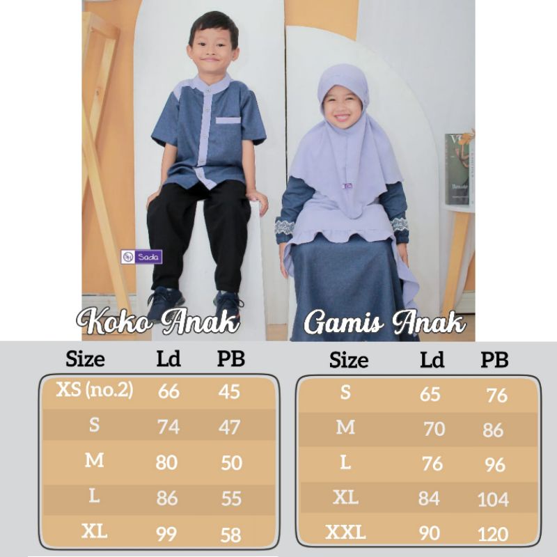 READY STOK, SARIMBIT KELUARGA FAMSET COUPLE gamis anak katun madina