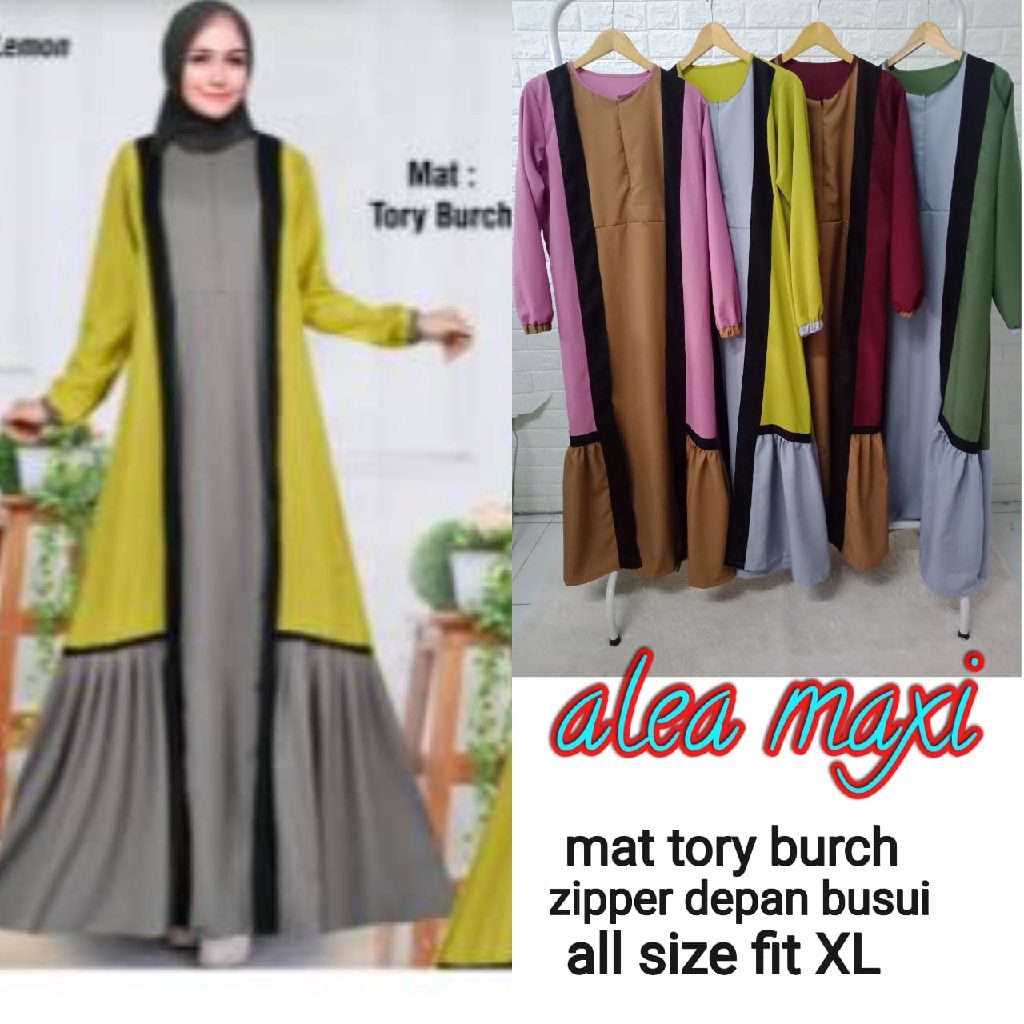 [COD] Gamis Alea Maxy Gamis Syar'i Asdf Abu Muslim Modis Modern