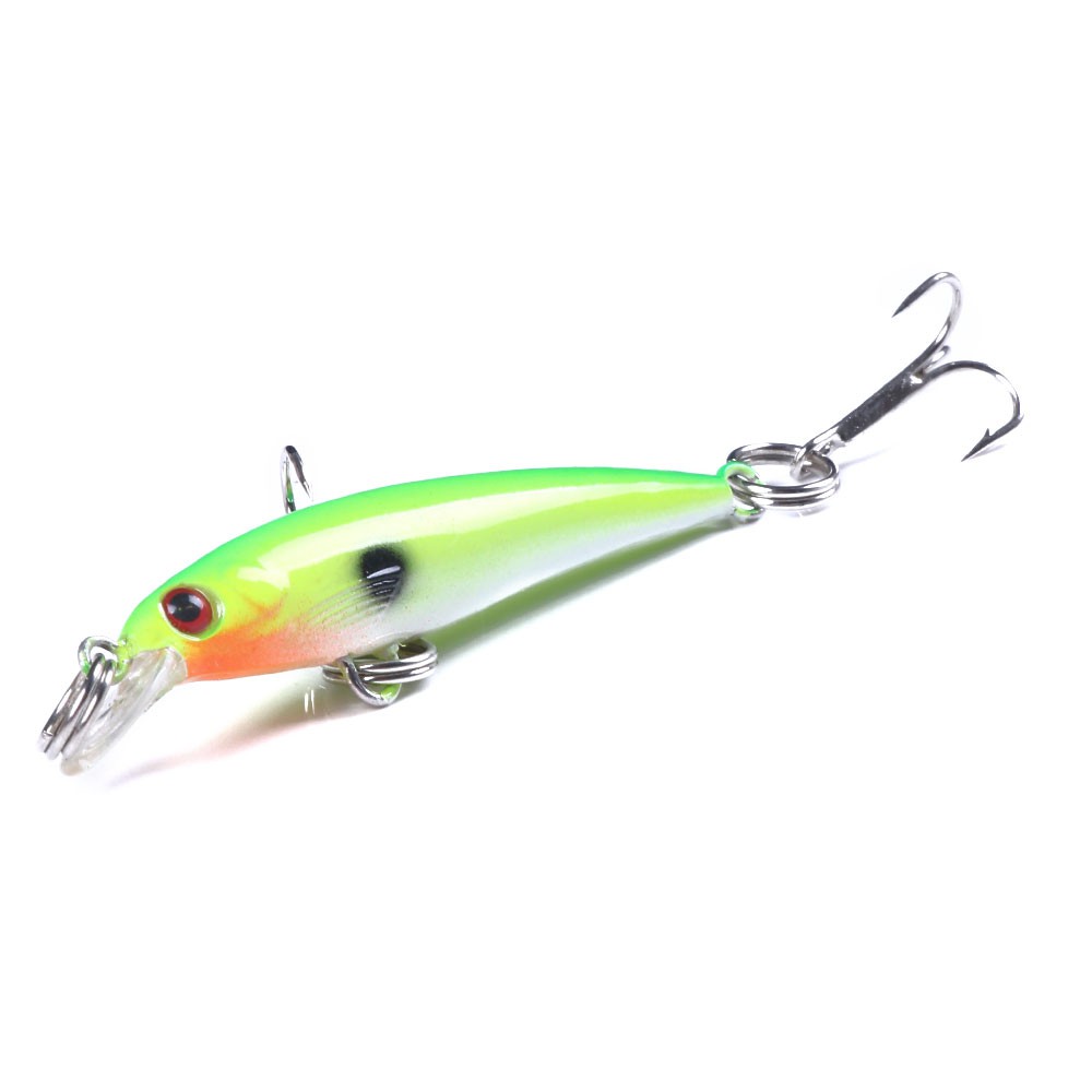 HENGJIA 8Pcs 5.0cm/2.2g Mini Pencil Minnow Umpan Pancing Topwater Swimbait Fishing Lure Ikan Bass