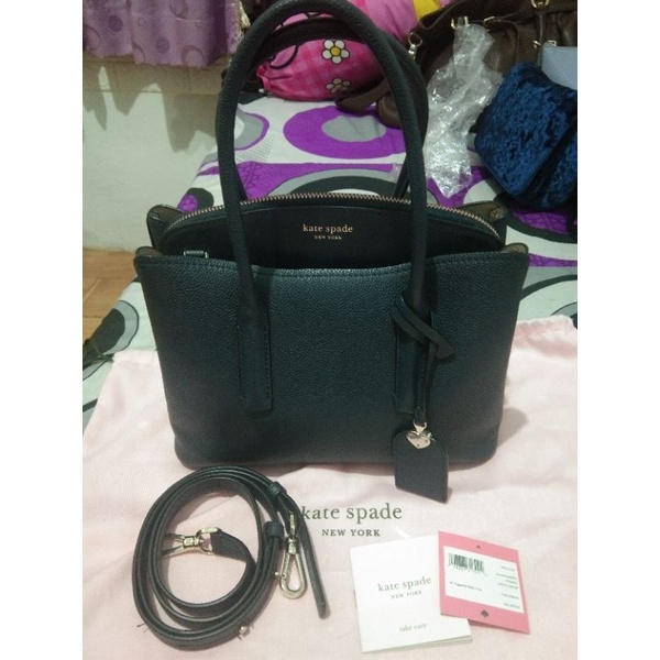 Tas Kate Spade Margaux Medium Navy Preloved (like new)