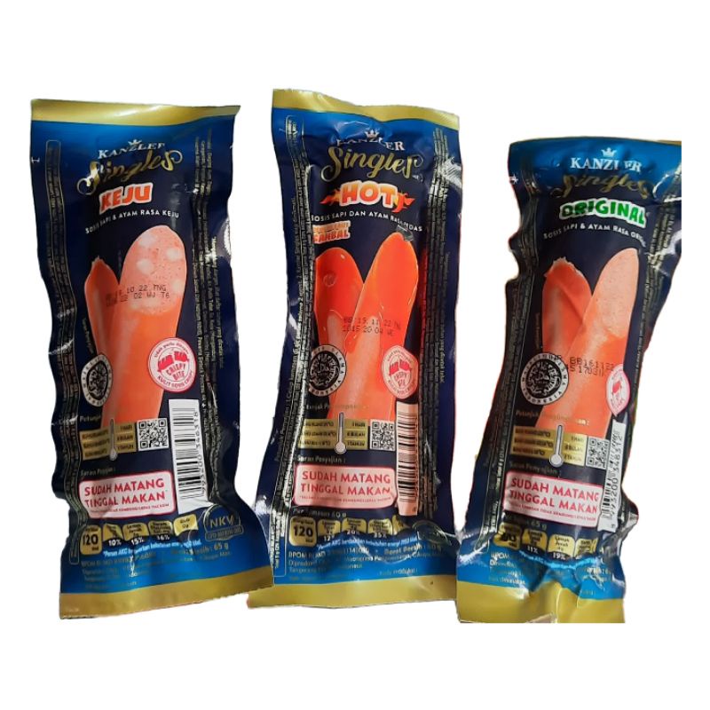 

Sosis Kanzler Singles keju / original / Hot / Sosis langsung makan siap santap / sosis kanzler single asli original / grosir bekasi jakarta
