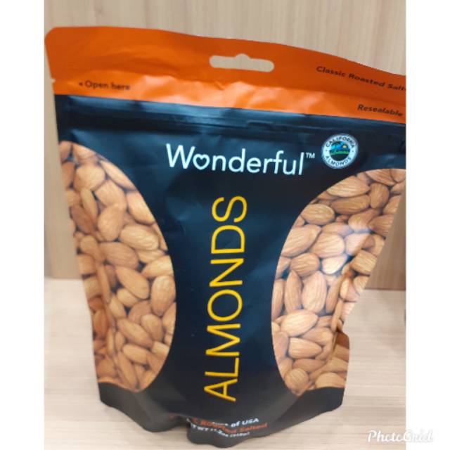 

Wonderfull Almond Classic Roasted-Kacang Almond Import