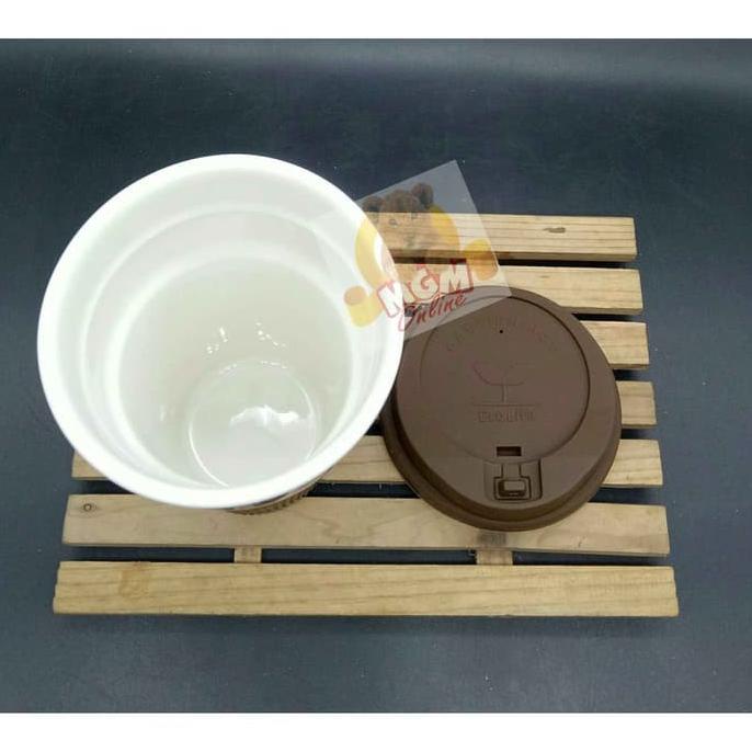 Mug Gelas - Tumbler Tutup Starbucks Gelas - Starbucks Silicon Mug Starbucks -