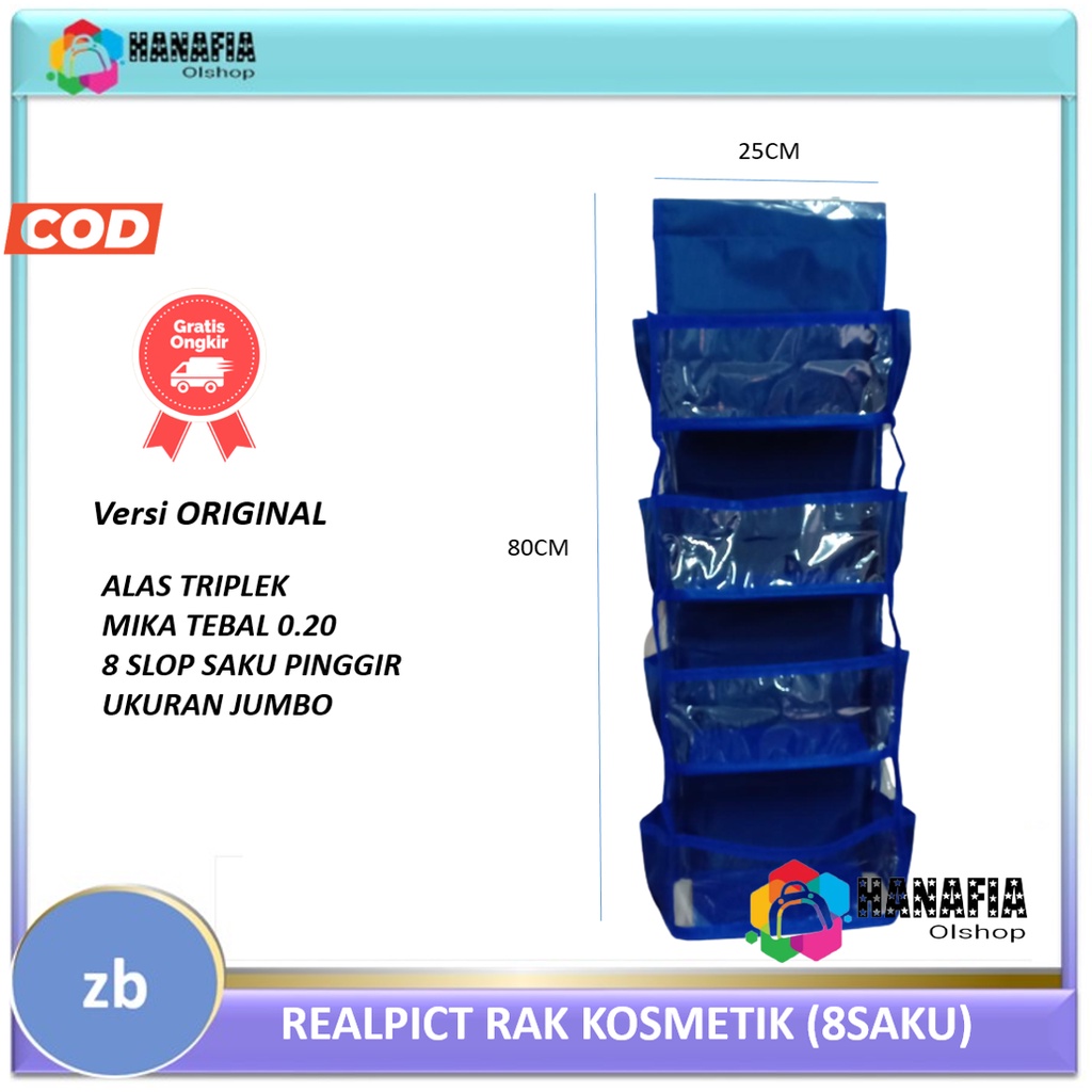 HANAFIA RAK KOSMETIK POLOS/RAK KOSMETIK GANTUNG / RAK KOSMETIK JUMBO / RAK GANTUNG