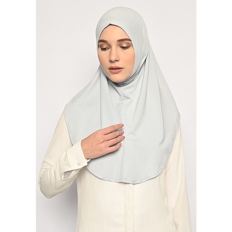 My Daily Hijab Kana Bergo Spandek Silver