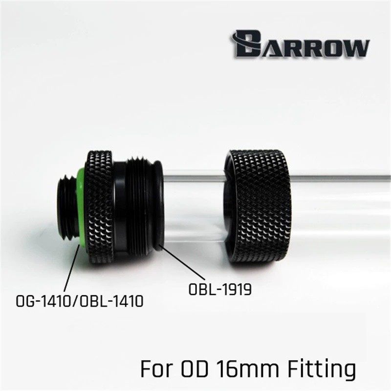 BARROW OBL-1919 Hard Tube Fitting 16mm O-Ring (Per PCS)