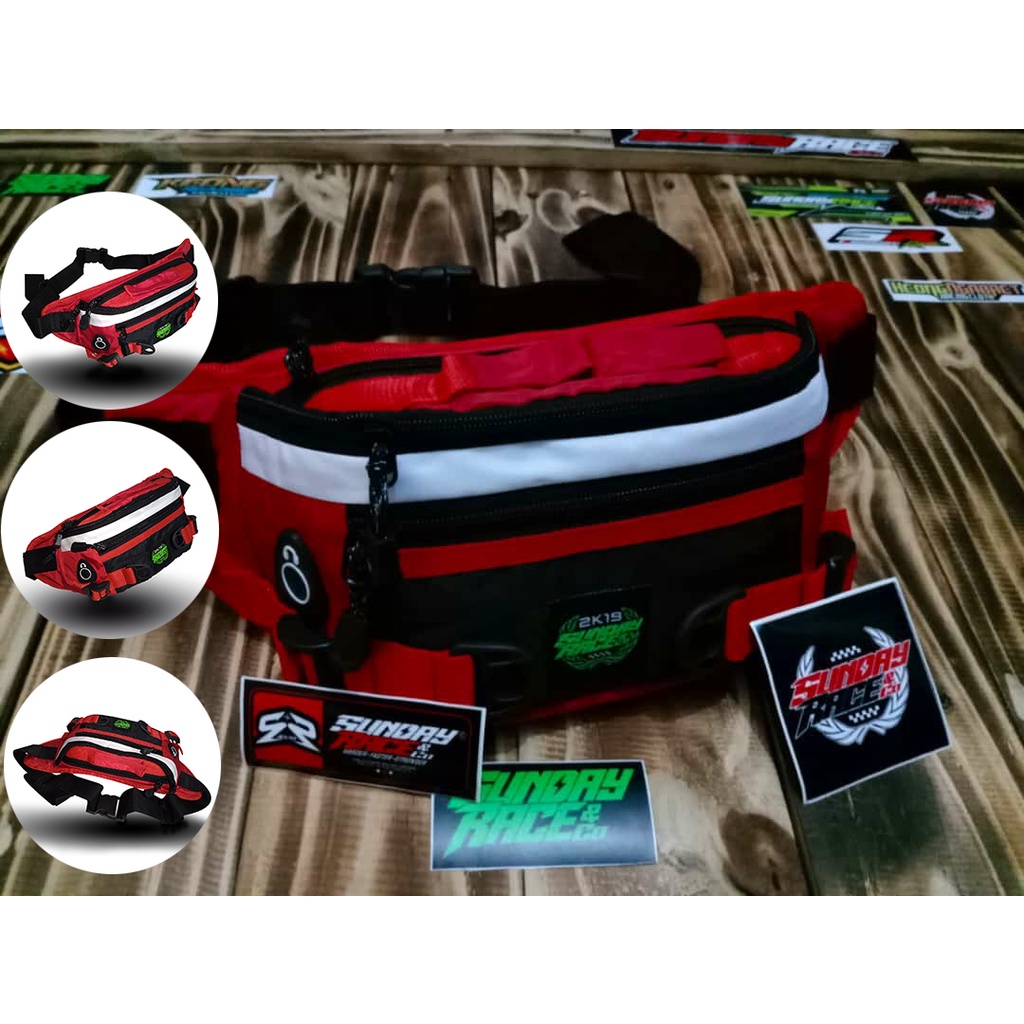 WAIST BAG // TAS SELEMPANG SUNDAY RACE // Tas Pnggang Pria & Wanita