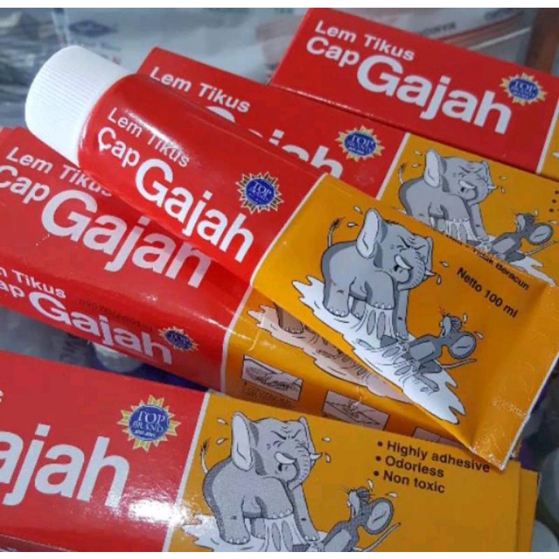 

Lem Tikus cap gajah 100 gram ORIGINAL 100%