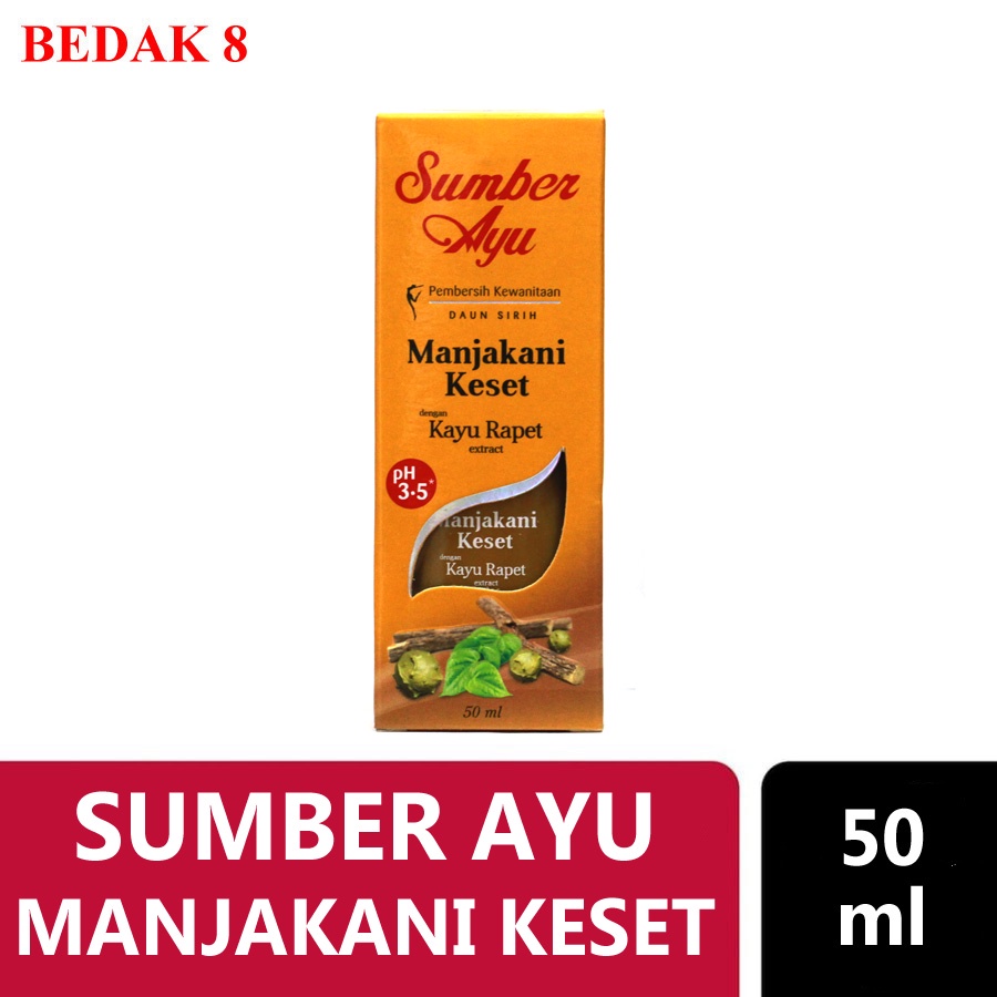 Sumber Ayu Daun Sirih Manjakani Keset 50 ml Pembersih Kewanitaan