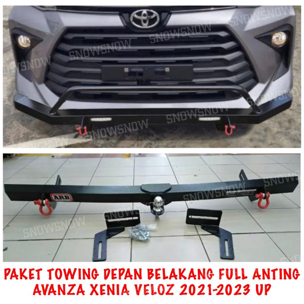 Paket Towing Depan Belakang Avanza Xenia Veloz 2021 2022 2023 Anting ARB