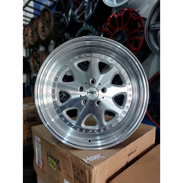 VELG MOBIL KLASIK ELEGAN RING 18 LEBAR BELANG PCD 5X114,3 BAVARIA HSR