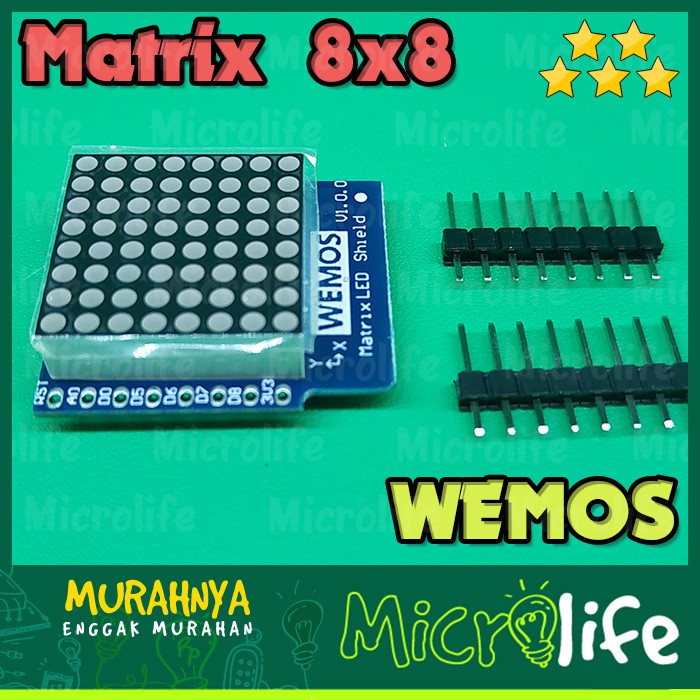 MATRIX LED 8x8 Shield WEMOS D1 Mini