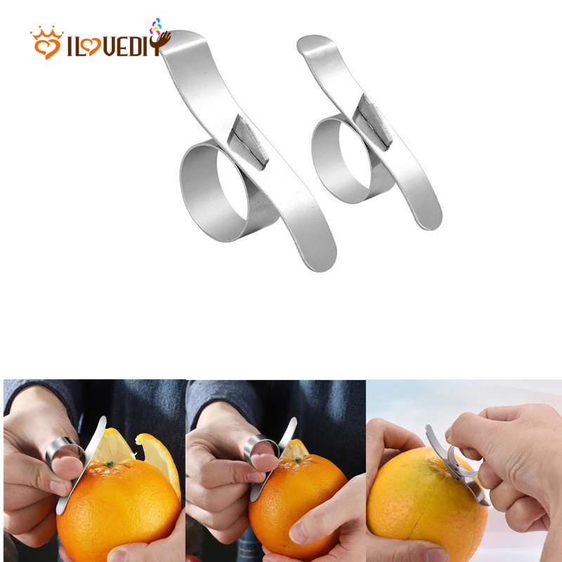 Cincin Pembuka Jeruk Bahan Stainless Steel Anti Kotor Untuk Dapur