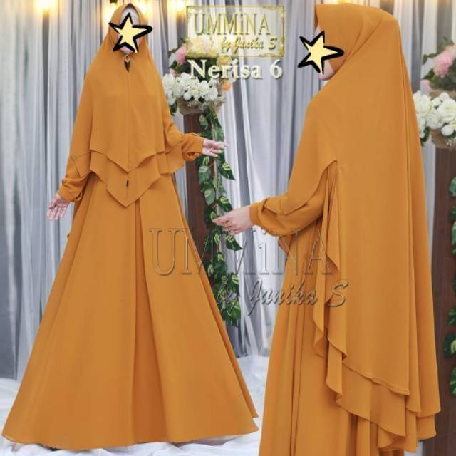 SALE - NERISA Gamis Syari By UMMiNA - Junika S