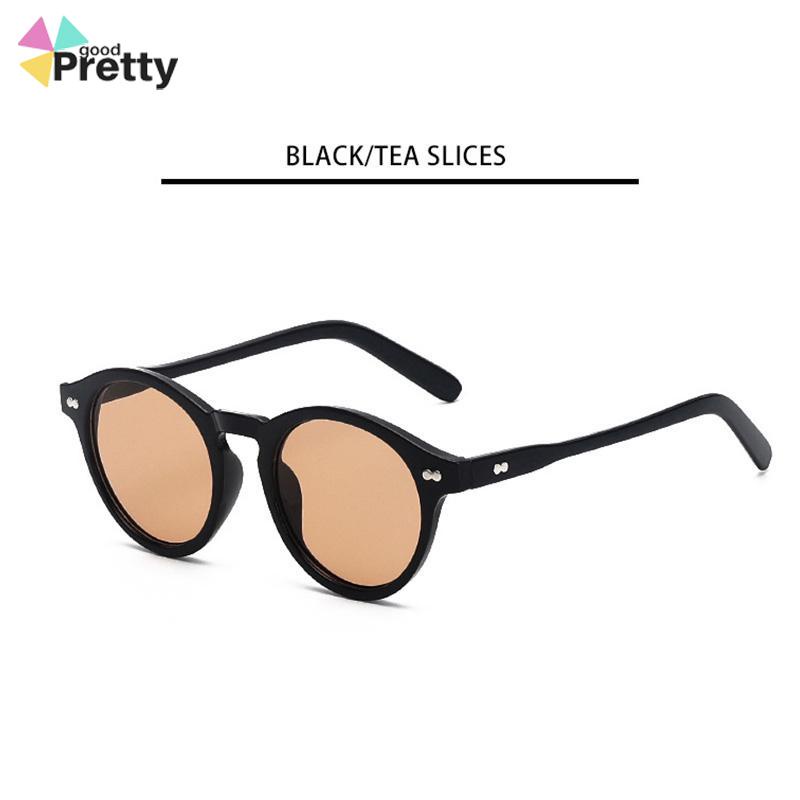 Fashion Kecil Bingkai Kacamata Bulat Baru Vintage Wanita  Populer Shades Kacamata Kualitas Tinggi Terbaru - PD