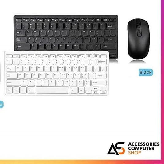 ❀ GKM901 MINI KEYBOARD WIRELESS + MOUSE WIRELESS COMBO SET ➱