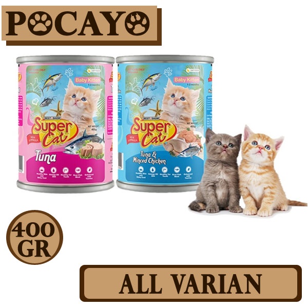 Super Cat Baby Kitten All Varian 400gr