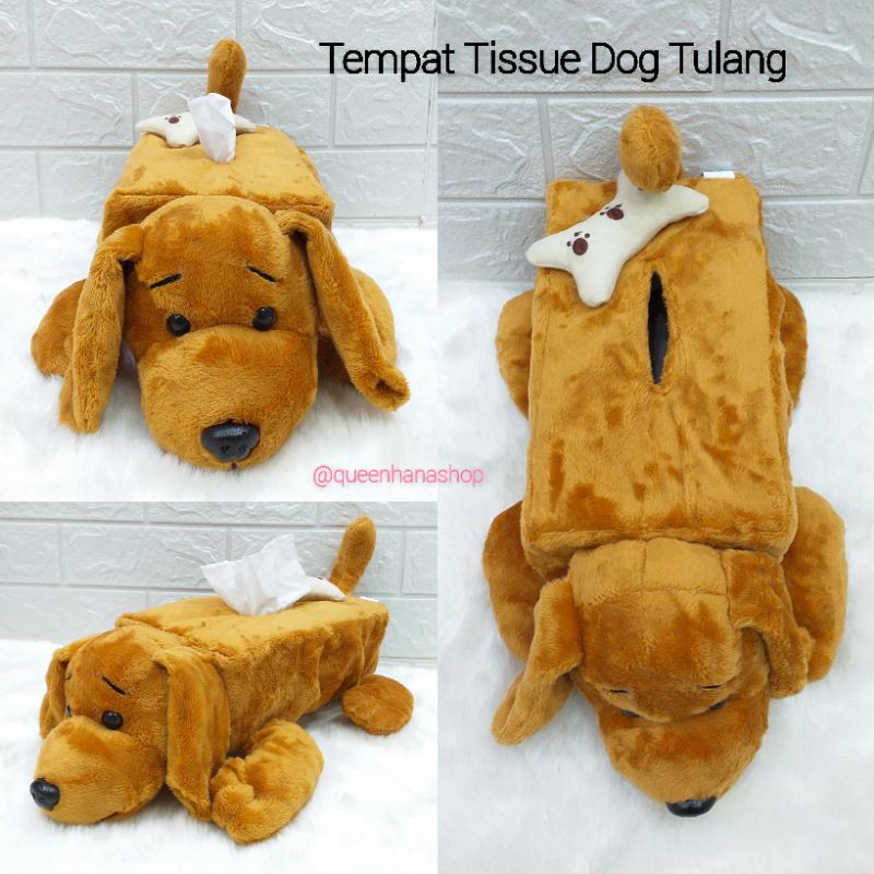 Tempat Tissue Animal  Tissue Lying DogTempat Tissue Boneka Cover Tissue