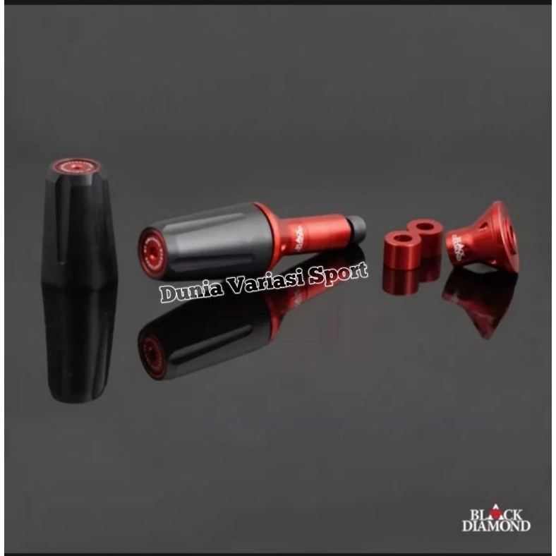 Jalu Kenalpot/Anti Crash Pelindung Kenalpot Black Diamond Universal Nmax Aerox Lexi Pcx Dll