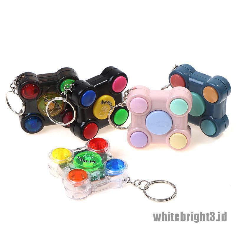 (white3) Mainan Kubus Labirin Portable Bentuk Gamepad Untuk Penghilang Stress