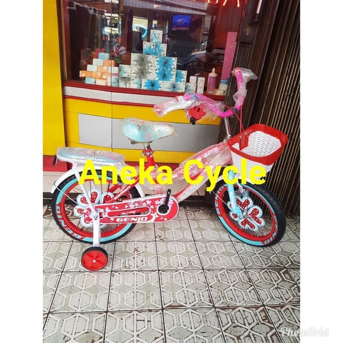  sepeda  anak  perempuan  mini genio sakura 16 gS415 Shopee  