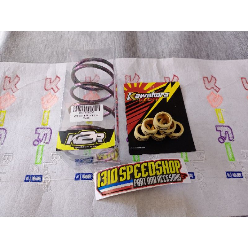 Paketan per cvt 1500rpm kawahara roller kawahara Nmax,Aerox,Xeon,lexi