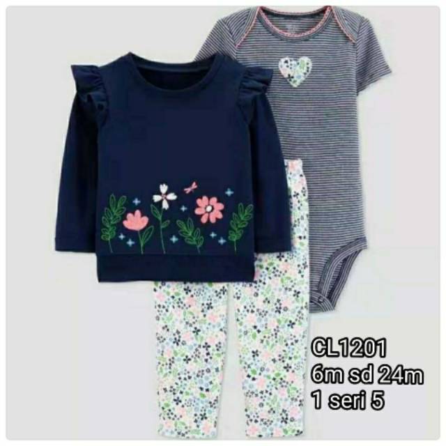 Original Setelan 3in1 Jumper Sweater Impor Bahan Katun Premium