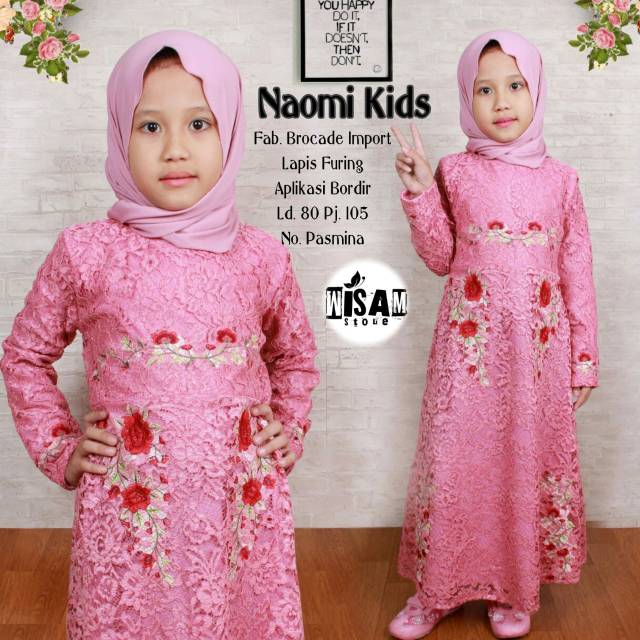 Paling Baru  Model  Baju  Gamis Brokat  Anak Terbaru 