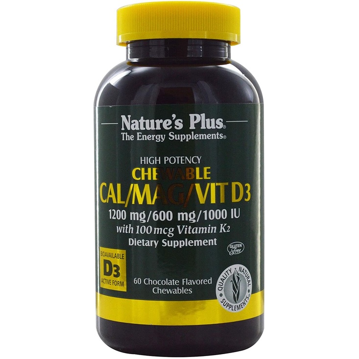 Natures Plus Cal/Mag/VIT D3 with Vitamin K2