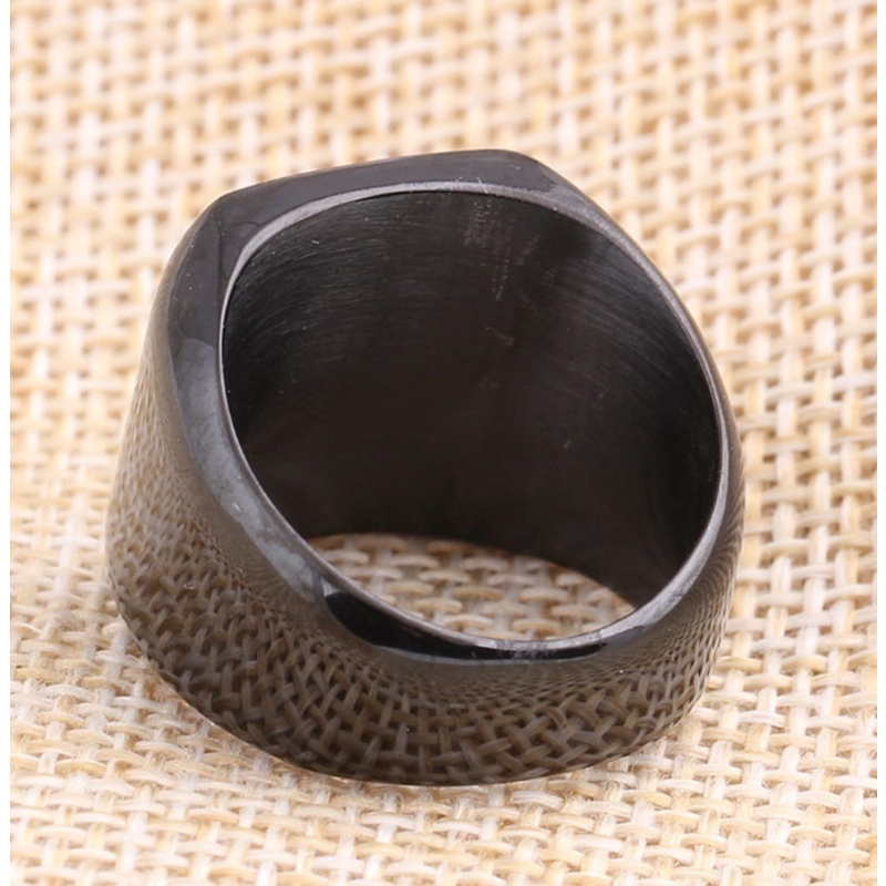 New Fashion Men Personality Masonic Ring Male Titanium Steel Ring Fashion Jewelry