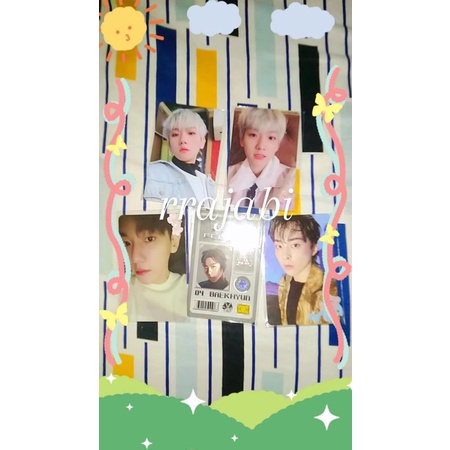 photocard xiumin baekhyun dftf id card blooming days the war kokobop delight chemistry
