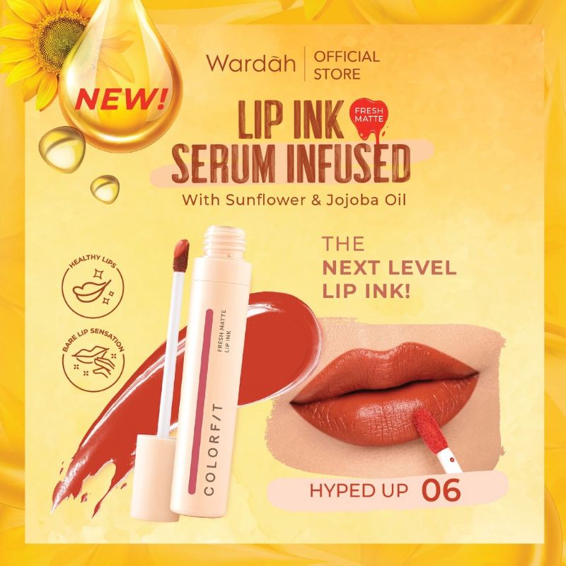 WARDAH INK SERUM INFUSED /LIP CREAM WARDAH/BPOM