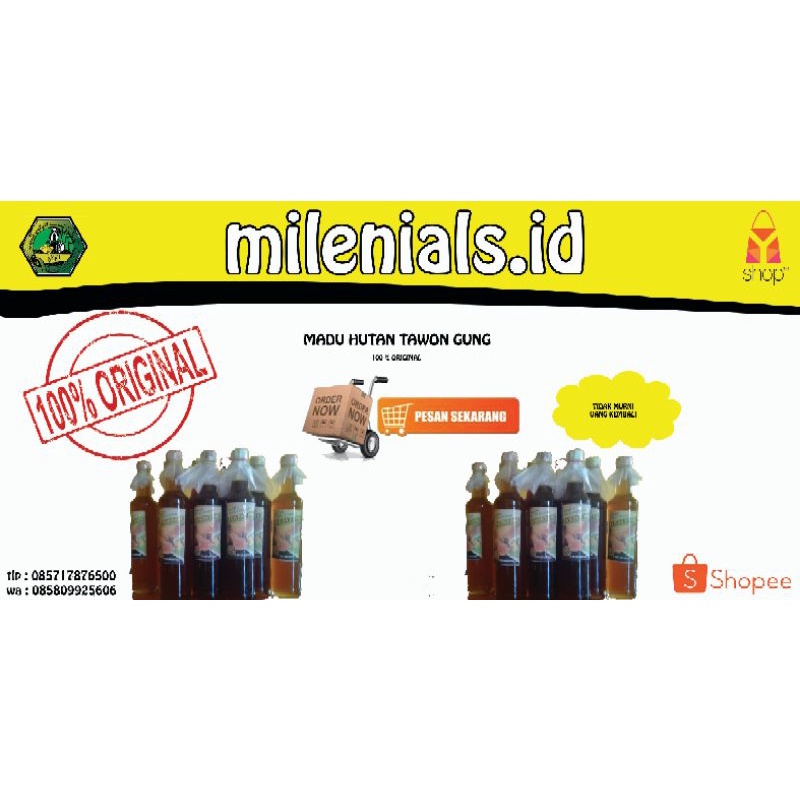 

madu/tawon gung/madu hutan 460 ml