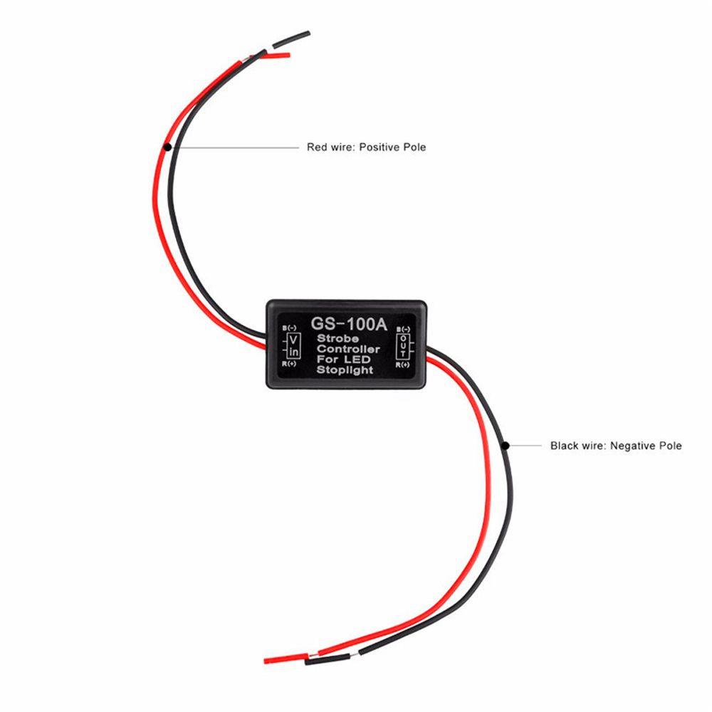 Lanfy Flash Controller Aksesoris Motor Untuk Mobil Otomatis Untuk Kendaraan Lampu Sinyal GS-100A Strobo Controller