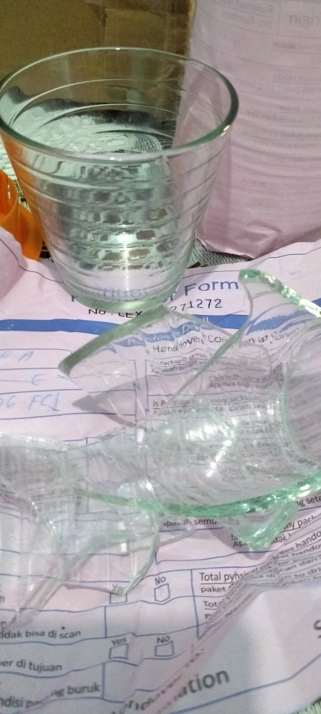 Teko Set Kaca Polos Gelas Kaca Gelas Minum 2 Gelas Beling