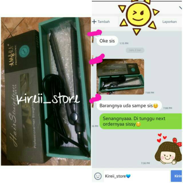 Amara 2in1 , amara profesional, catokan amara, catok amara 2 in 1 original 100%