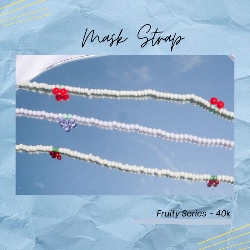 Tali Masker / Mask strap / kalung manik/ kalung masker/ kaitan masker