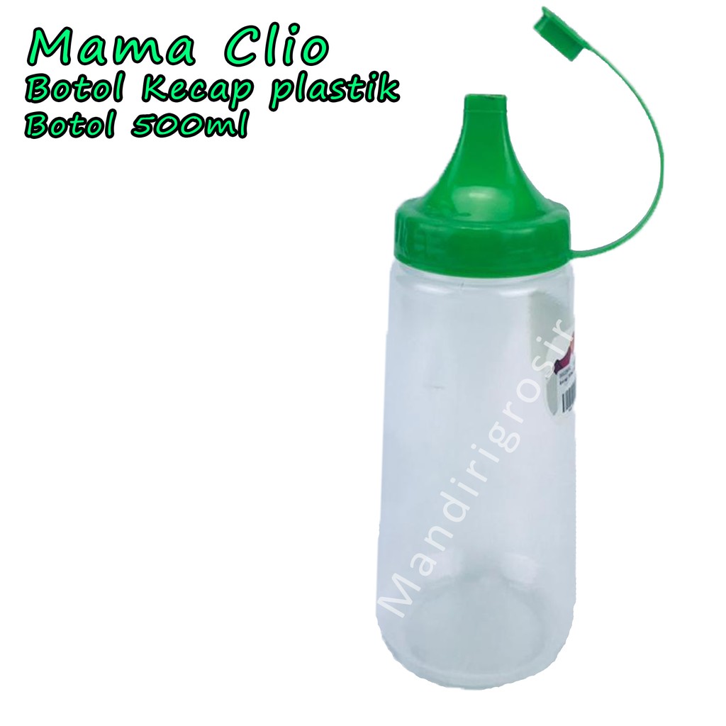 Botol Kecap plastik *Mama Clio * Hijau 1044 * 500ml