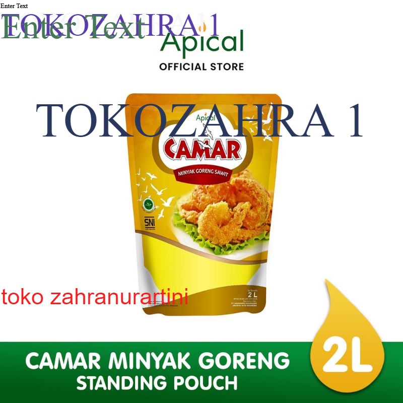 

CAMAR Minyak Goreng Pouch 2 Liter tokozahranurartini