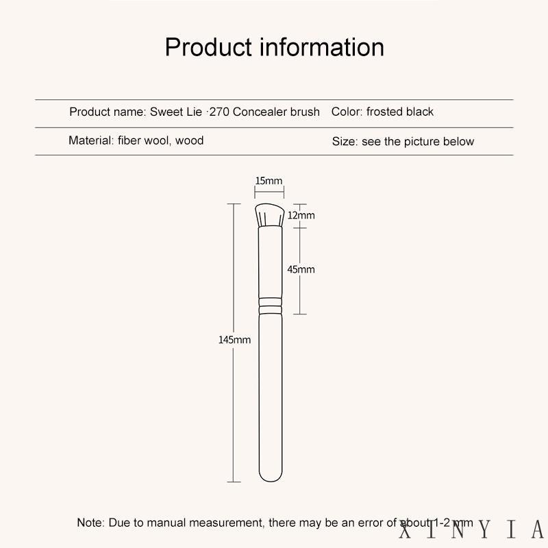 【COD】Kepala Bulat Untuk Foundation Concealer Brush Makeup Brush Super Lembut Multifungsi Alat Kecantikan 1 pcs