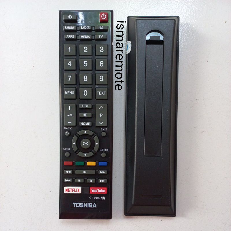 REMOTE REMOT TV TOSHIBA YOUTUBE NETFLIK CT 95007