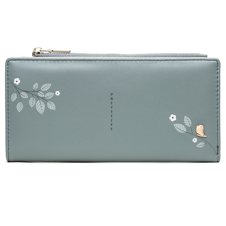 Dompet Panjang Lipat Resteting Wanita AS3016 Dompet Wanita Import Real Pict-6