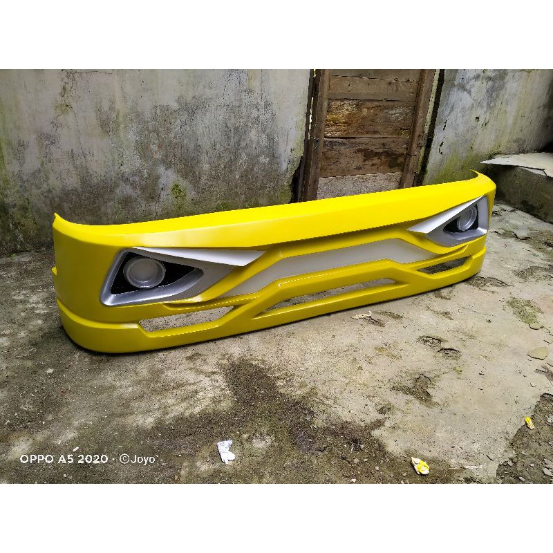 bemper truk model jetbus bahan fiber komlit