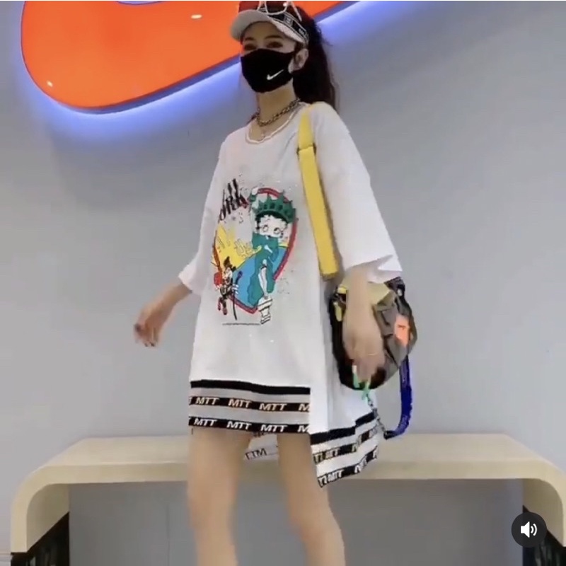 betty boop kaos dress tunik blink blessfullcollection bisa spaylater