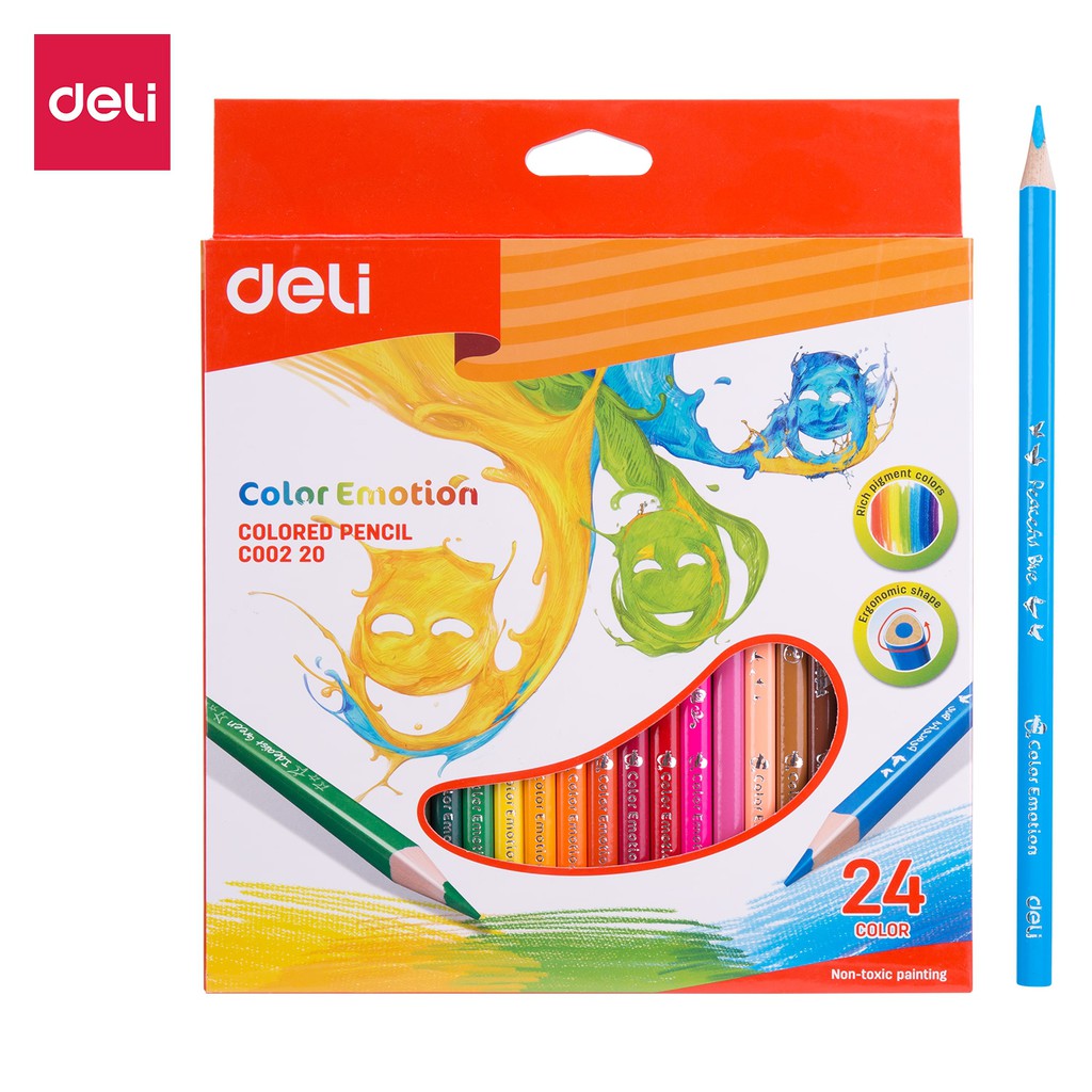 

GUDANGBUKU.JKT Deli Color Pencil Coloremotion 24 C00220