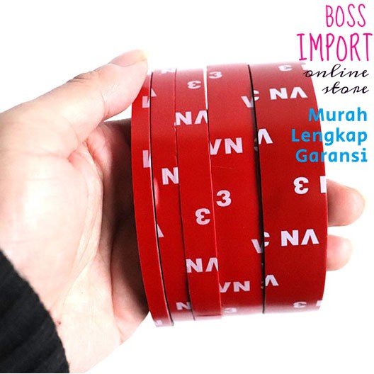 

Lakban Selotip Double Tape 3M 3m x 10mm 1Pcs -BOSSIMPORT