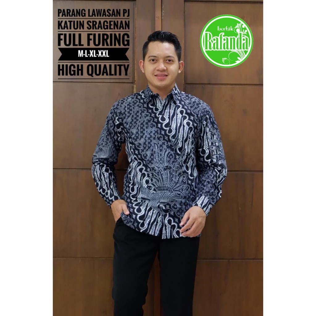 PARANG LAWASAN RAFANDA BATIKSOLOAMANAH KEMEJA BAJU BATIK PRIA SOLO LENGAN PANJANG PENDEK LAPIS FURING ATASAN BATIK PREMIUM MODERN KATUN HALUS PETA UNGU ALDIANSYAH ANGGARA MERAH PEKSI JODO CEMPAKA HIJAU KOKO MODANG NAVY ADI PRAKASA 2 ARFANA ANGGARA PARANG